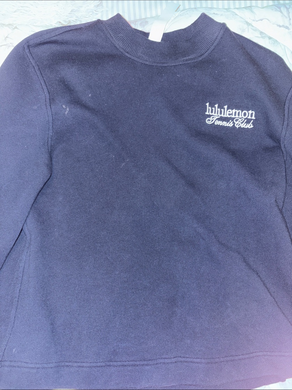 Lululemon Tennis Club Navy Crewneck Sweatshirt